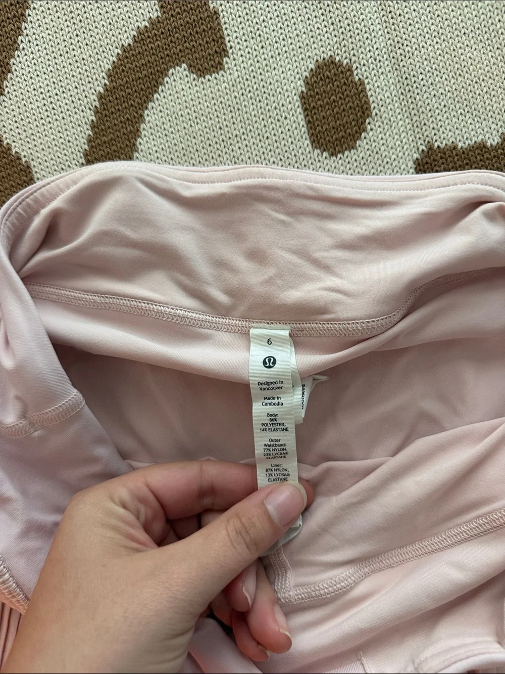 Lululemon light pink set